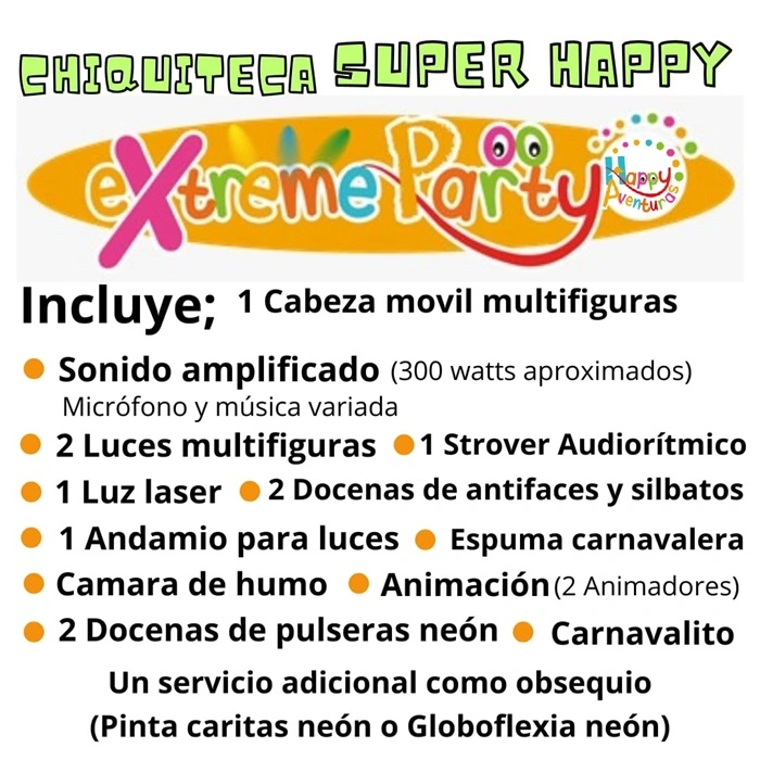 Chiquitecas Infantiles Super Happy